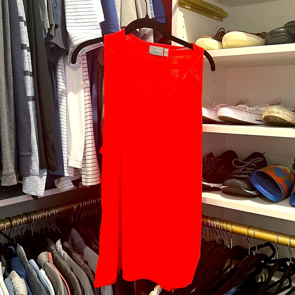 Coral athleta xl work out top